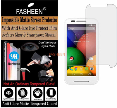 Fasheen Tempered Glass Guard for MOTOROLA E DUAL TV (Matte Finish)(Pack of 1)