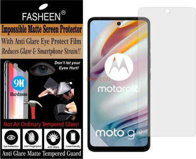 Fasheen Tempered Glass Guard for MOTOROLA MOTO G60 (Matte Finish)(Pack of 1)