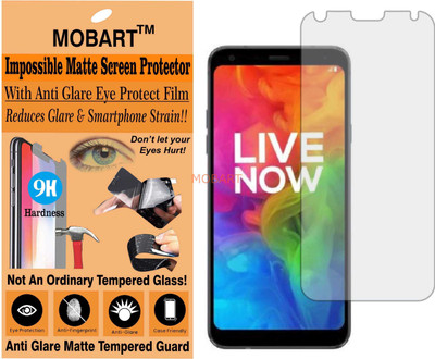 MOBART Tempered Glass Guard for LG Q7 ALPHA(Pack of 1)