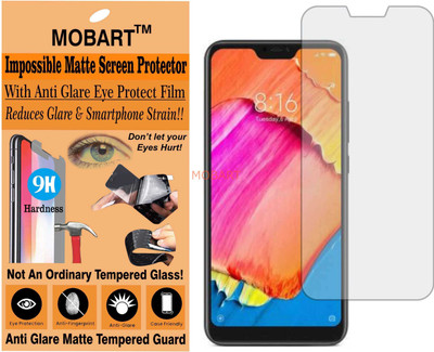 MOBART Tempered Glass Guard for MI REDMI 6 PRO (Matte Finish)(Pack of 1)