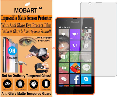 MOBART Tempered Glass Guard for MICROSOFT LUMIA 540 DUAL SIM(Pack of 1)