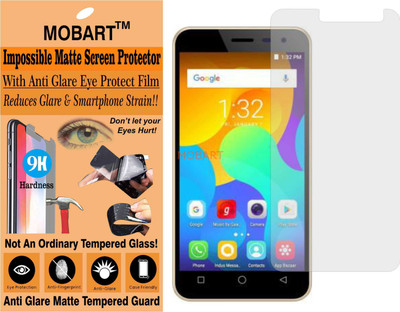 MOBART Tempered Glass Guard for MICROMAX SPARK VDEO Q415 (Matte Finish)(Pack of 1)