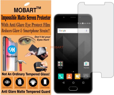 MOBART Tempered Glass Guard for MICROMAX YU MICROMAX YUREKA BLACK (Matte Finish)(Pack of 1)