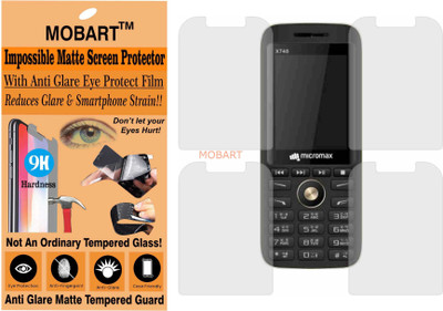 MOBART Tempered Glass Guard for MICROMAX X748(Pack of 1)