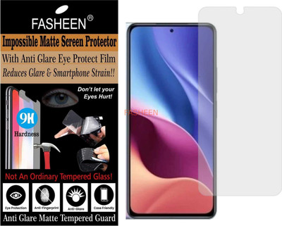 Fasheen Tempered Glass Guard for POCO F3 M2012K11AG (Matte Finish)(Pack of 1)