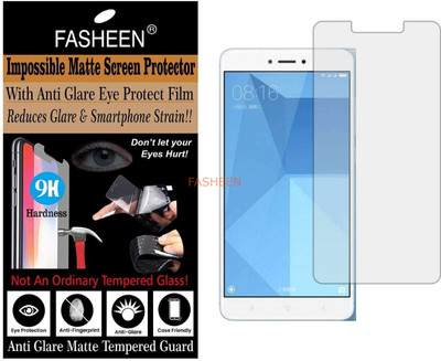 Fasheen Tempered Glass Guard for MI REDMI NOTE 4X (Matte Finish)(Pack of 1)