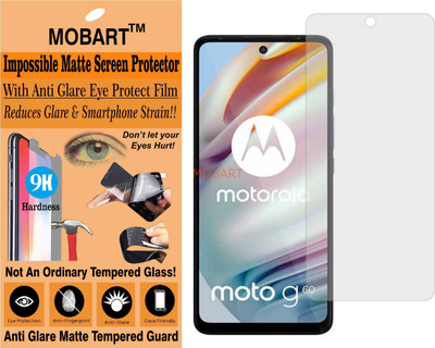 MOBART Tempered Glass Guard for MOTOROLA G60 (Matte Finish)(Pack of 1)
