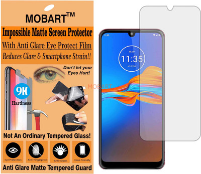 MOBART Tempered Glass Guard for MOTOROLA MOTO E6 PLUS(Pack of 1)