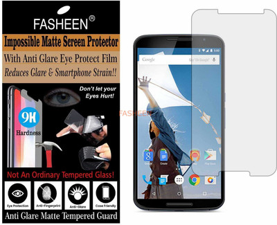 Fasheen Tempered Glass Guard for MOTOROLA NEXUS 6 (Matte Finish)(Pack of 1)