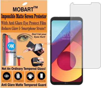 MOBART Tempered Glass Guard for LG Q6 PLUS(Pack of 1)