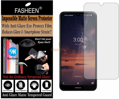 Fasheen Tempered Glass Guard for NOKIA 3V (Matte Finish)(Pack of 1)