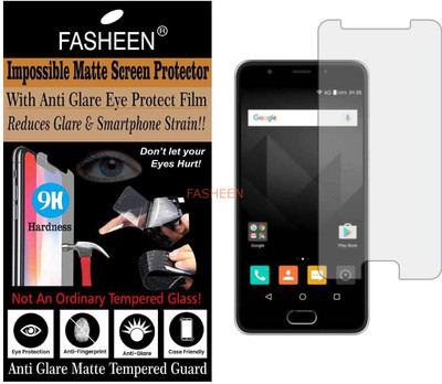 Fasheen Tempered Glass Guard for MICROMAX YU5040 (YUREKA BLACK) (Matte Finish)(Pack of 1)