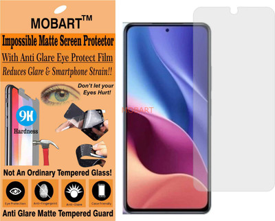 MOBART Tempered Glass Guard for POCO F3 M2012K11AG (Matte Finish)(Pack of 1)