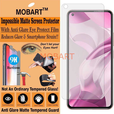 MOBART Tempered Glass Guard for XIAOMI MI 11 LITE NE (Matte Finish)(Pack of 1)