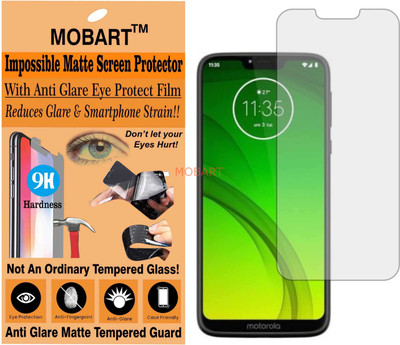 MOBART Tempered Glass Guard for MOTOROLA MOTO G7 POWER (Matte Finish)(Pack of 1)