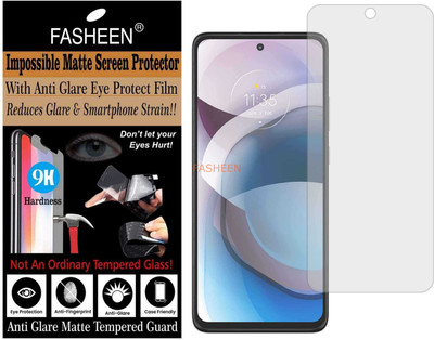 Fasheen Tempered Glass Guard for MOTOROLA MOTO ONE 5G ACE (Matte Finish)(Pack of 1)