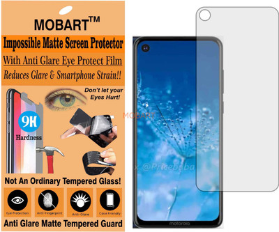 MOBART Tempered Glass Guard for MOTOROLA MOTO P40 POWER (Matte Finish)(Pack of 1)