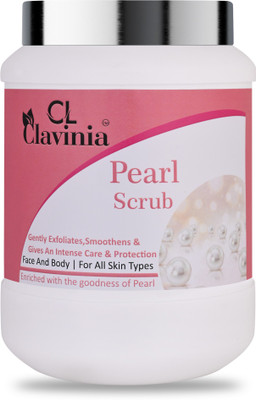 CLAVINIA Pearl Scrub For Face And Body 1000 ml Scrub(1000 ml)