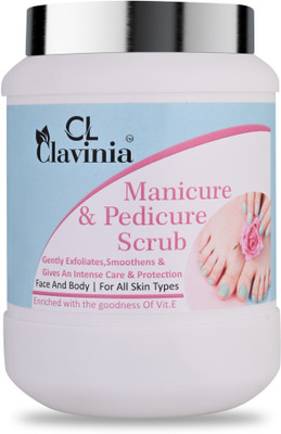 CLAVINIA Manicure And Pedicure Scrub 1000 ml Scrub(1000 ml)
