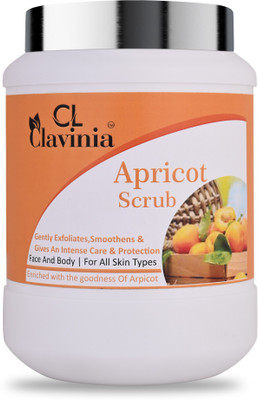 CLAVINIA Apricot Scrub 1000 ml Scrub(1000 ml)