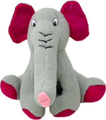 Fun Zoo Stuffed Animal Elephant Soft Toy for Baby of Plush Material  - 20 cm(Grey)