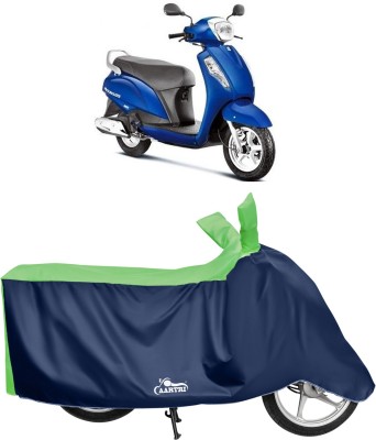 VITSOA Waterproof Two Wheeler Cover for Suzuki(Access 125, Green)