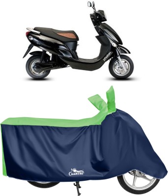 DROHAR Waterproof Two Wheeler Cover for Hero(Electric, Green)