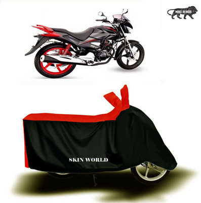 THE REAL ARV Waterproof Two Wheeler Cover for Hero(CBZ Extreme, Red, Black)