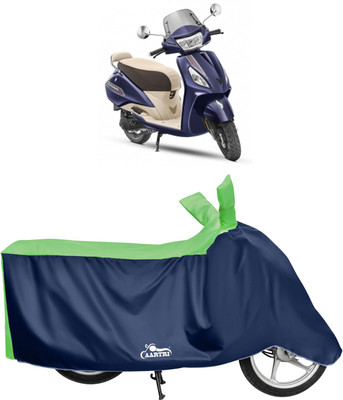 DROHAR Waterproof Two Wheeler Cover for TVS(Jupiter, Green)
