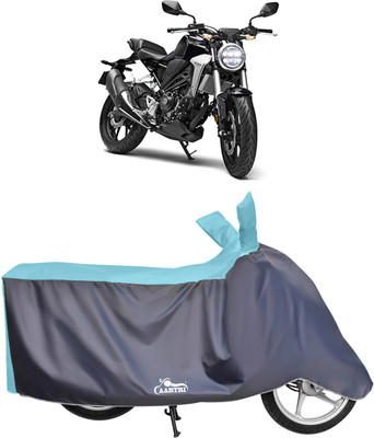 DROHAR Waterproof Two Wheeler Cover for Honda(CB300R, Blue)