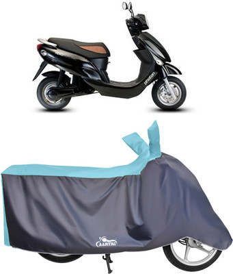 DROHAR Waterproof Two Wheeler Cover for Hero(Electric, Blue)