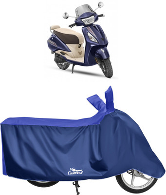 XAFO Waterproof Two Wheeler Cover for TVS(Jupiter, Blue)