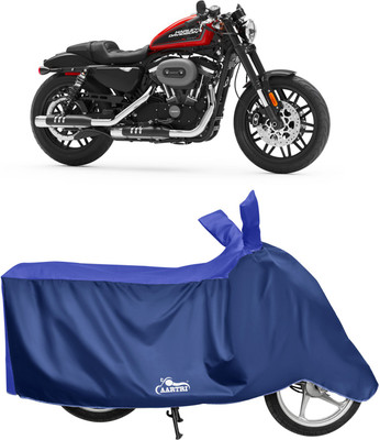 DROHAR Waterproof Two Wheeler Cover for Harley Davidson(Roadster, Blue)