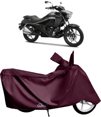 DROHAR Waterproof Two Wheeler Cover for Suzuki(Intruder, Red)