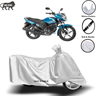 THE REAL ARV Waterproof Two Wheeler Cover for Yamaha(Saluto RX, Silver)