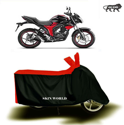 THE REAL ARV Waterproof Two Wheeler Cover for Suzuki(Gixxer, Red, Black)