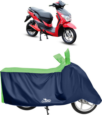 DROHAR Waterproof Two Wheeler Cover for Hero(Electric, Green, Blue)