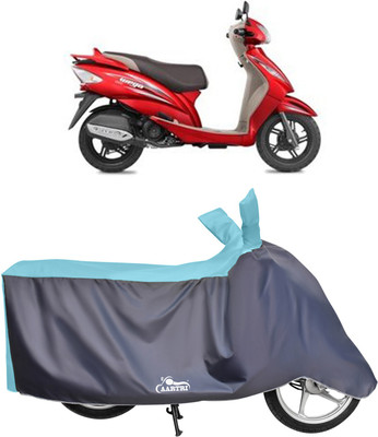 XAFO Waterproof Two Wheeler Cover for TVS(Wego, Blue)