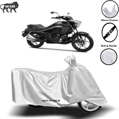 THE REAL ARV Waterproof Two Wheeler Cover for Suzuki(Intruder, Silver)