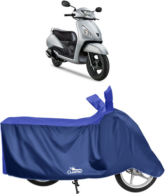XAFO Waterproof Two Wheeler Cover for TVS(Jupiter, Blue)
