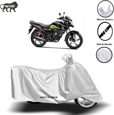 THE REAL ARV Waterproof Two Wheeler Cover for Honda(SP 125, Silver)