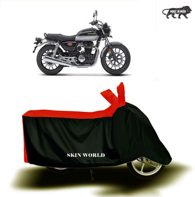 THE REAL ARV Waterproof Two Wheeler Cover for Honda(Hness CB350, Red, Black)