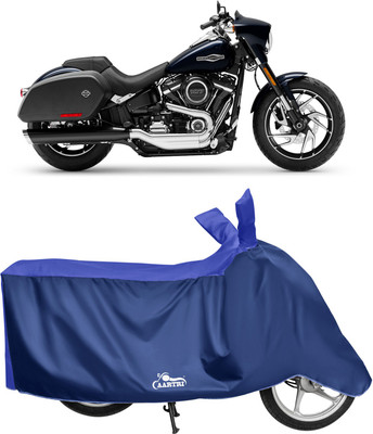 XAFO Waterproof Two Wheeler Cover for Harley Davidson(Sport, Blue)