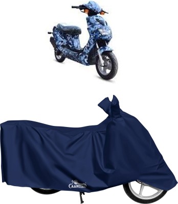 DROHAR Waterproof Two Wheeler Cover for Hero(Electric, Blue)