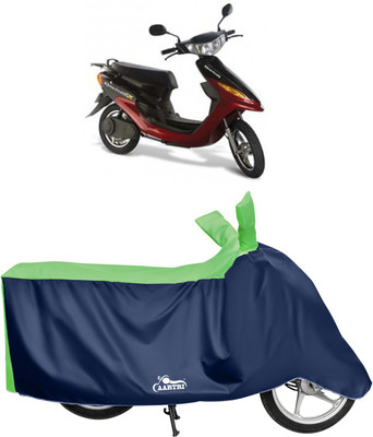DROHAR Waterproof Two Wheeler Cover for Indus(Yo, Green)