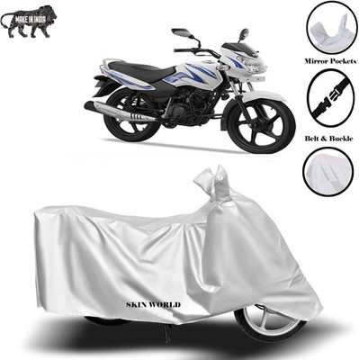 APNEK Waterproof Two Wheeler Cover for TVS(Sport, Silver)