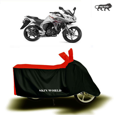 APNEK Waterproof Two Wheeler Cover for Yamaha(FZ S FI (V 2.0), Red, Black)