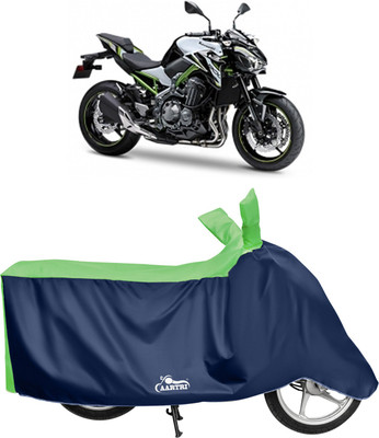 DROHAR Waterproof Two Wheeler Cover for Kawasaki(Z900, Green, Blue)