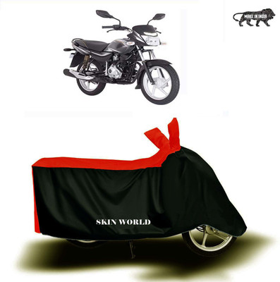 THE REAL ARV Waterproof Two Wheeler Cover for Bajaj(Platina, Red, Black)