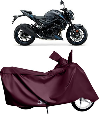 XAFO Waterproof Two Wheeler Cover for Suzuki(GSX, Red)